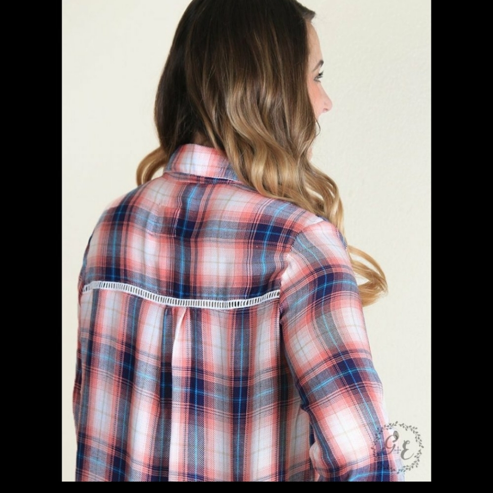 Plaid button down - Picture 3 of 4